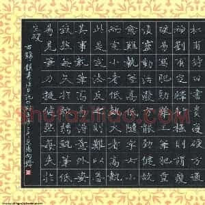 郭向锋 硬笔楷书作品《录一锐书法日记》图片欣赏