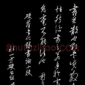 朱胜勇 硬笔行草作品《书论小段》图片欣赏