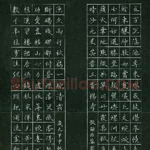 陈侃 硬笔楷书作品《昆明大观楼长联》图片欣赏