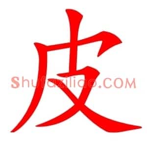 皮