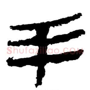 手