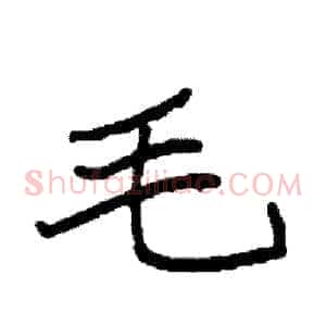 毛